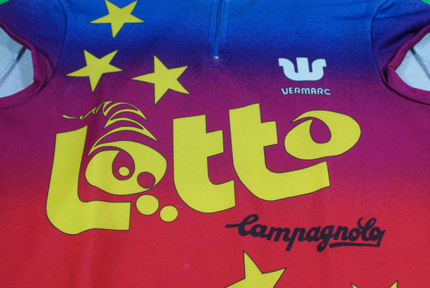 Maillot cyclisme rétro Vermarc Lotto Campagnolo