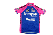 Maillot vélo rétro Santini Lampre Colnago