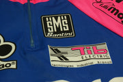 Maillot vélo rétro Santini Lampre Colnago