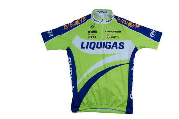 Maillot cyclisme rétro Nalini Cannondale Bibione Freza Liquigas