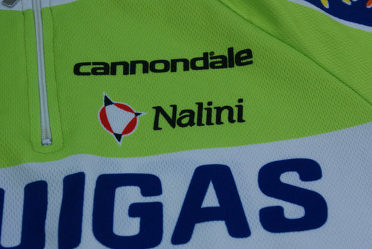 Maillot cyclisme rétro Nalini Cannondale Bibione Freza Liquigas