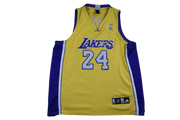 Maillot basket rétro Lakers Los Angeles N°24 Bryant NBA je