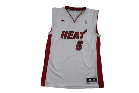 Maillot basket vintage Heat Miami N°6 James NBA