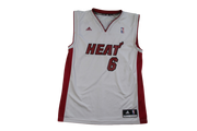 Maillot basket vintage Heat Miami N°6 James NBA