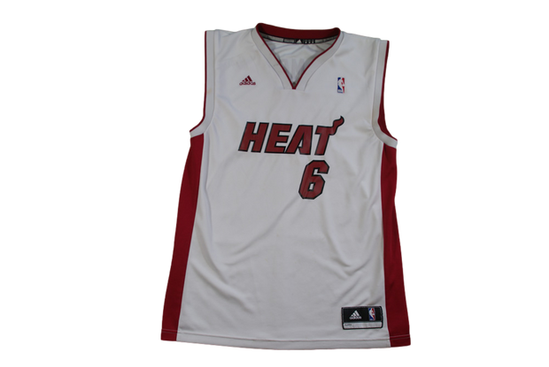 Maillot basket vintage Heat Miami N°6 James NBA