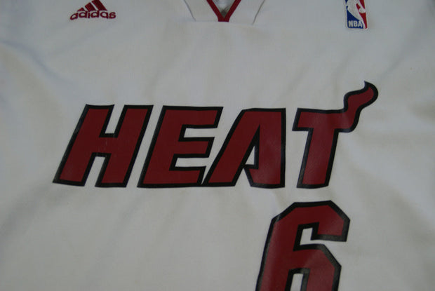 Maillot basket vintage Heat Miami N°6 James NBA