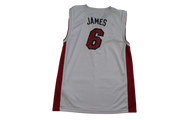 Maillot basket vintage Heat Miami N°6 James NBA