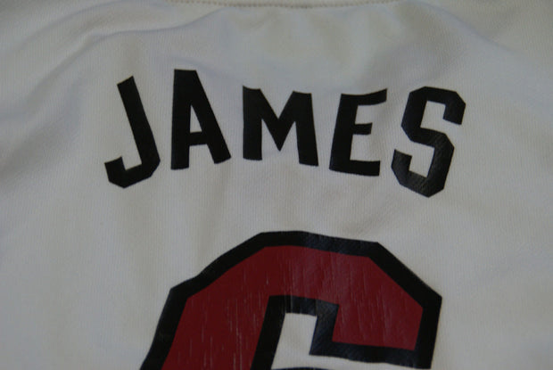 Maillot basket vintage Heat Miami N°6 James NBA