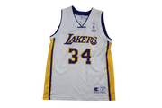 Maillot basket vintage Lakers Los Angeles N°34 O'Neal enfant NBA