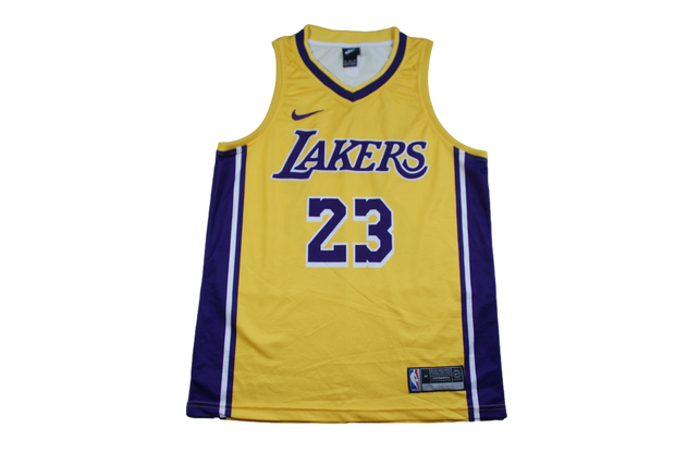 Maillot basket rétro Lakers Los Angeles N°23 James NBA