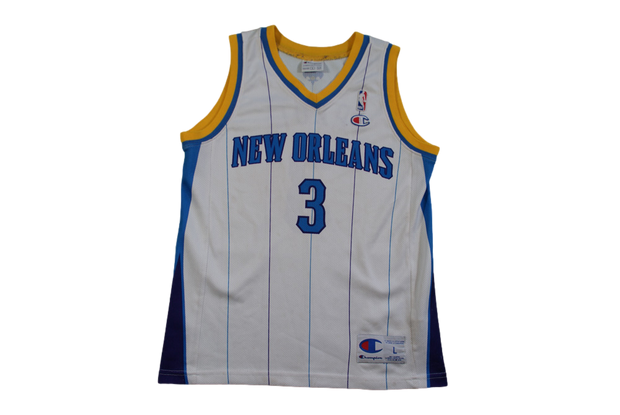 Maillot basket rétro Pelicans New Orleans N°3 Paul enfant NBA