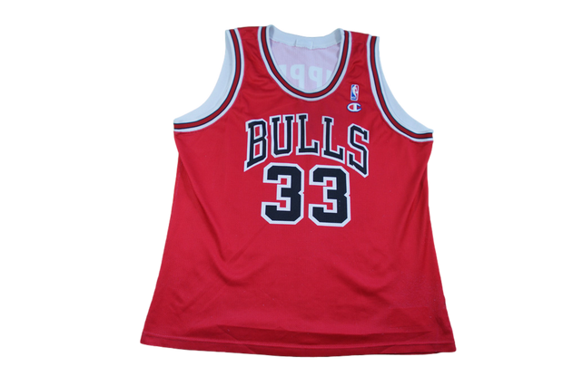 Maillot basket rétro Bulls Chicago N°33 Pippen NBA