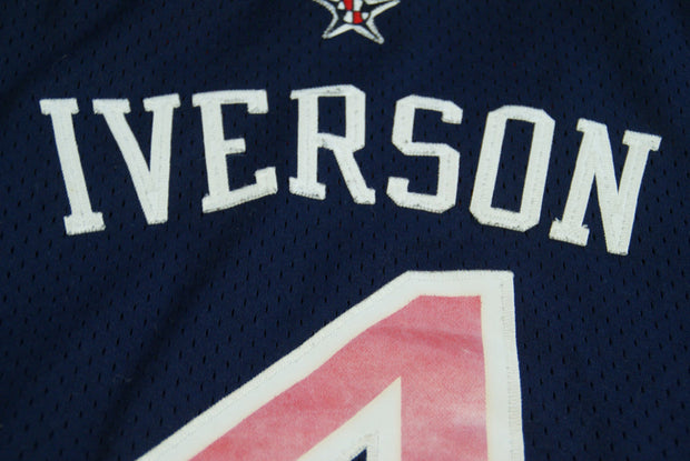 Maillot basket rétro USA N°4 Iverson