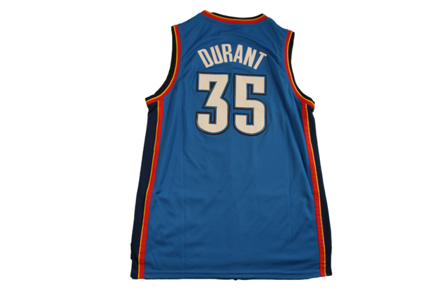 Maillot basket rétro Thunder Oklahoma City N°35 Durant NBA