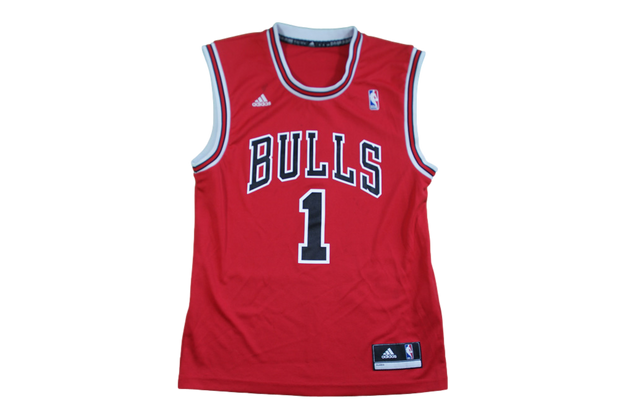 Maillot basket rétro Bulls Chicago N°1 Rose NBA