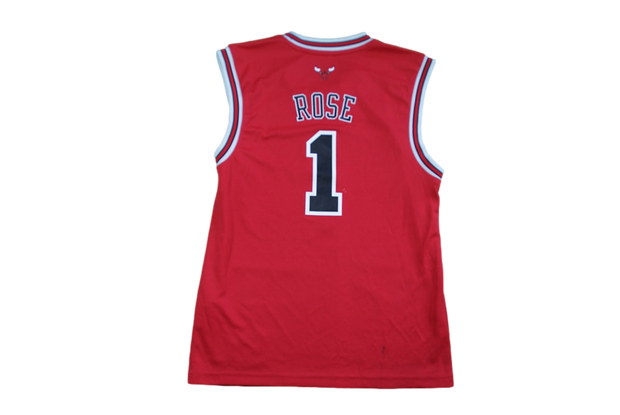Maillot basket rétro Bulls Chicago N°1 Rose NBA
