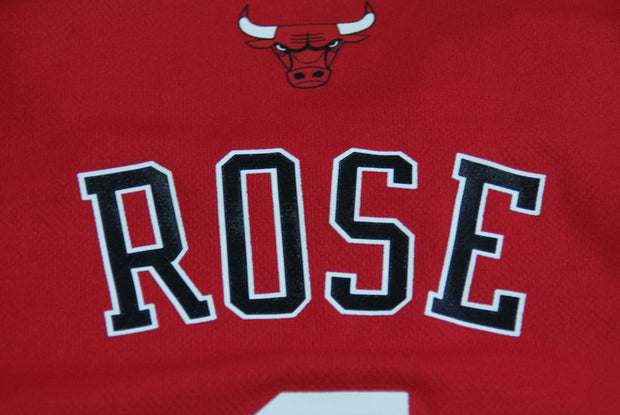 Maillot basket rétro Bulls Chicago N°1 Rose NBA