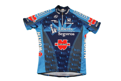 Maillot cyclisme vintage Wurth Giordana UCI Liberty Seguros