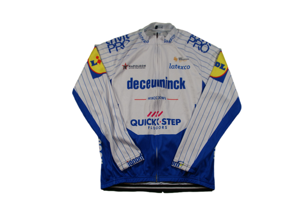 Veste vélo rétro Quick Step Lidl Latexco