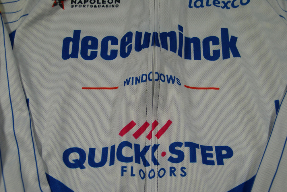 Veste vélo rétro Quick Step Lidl Latexco