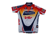 Maillot vélo rétro Lotto Vermarc Davitamon UCI Ridley