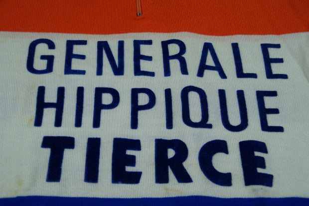 Maillot vélo vintage General Hippique Tierce