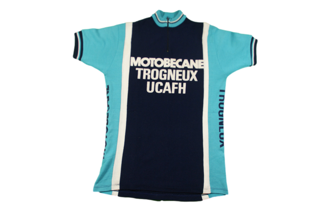 Maillot vélo rétro Motobécane Trogneux UCAFH