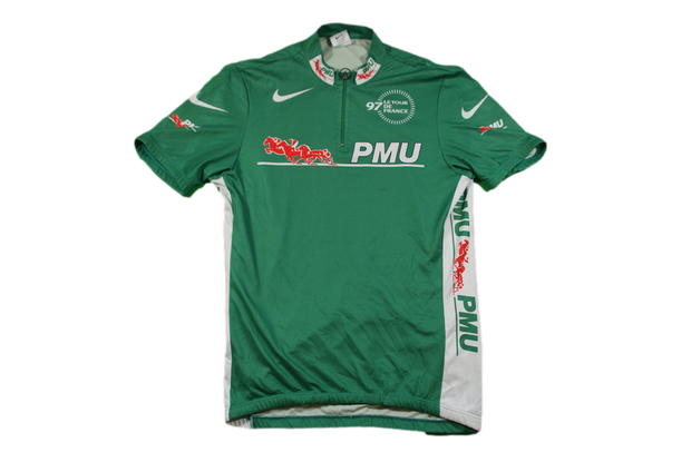 Maillot cyclisme vintage Nike PMU Tour de France 1997