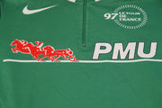 Maillot cyclisme vintage Nike PMU Tour de France 1997