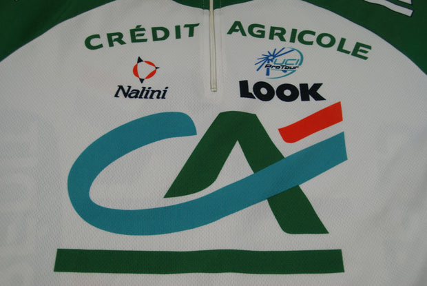 Maillot vélo rétro Crédit Agricole Nalini Look UCI