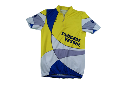 Maillot cyclisme vintage Peugeot Vesoul Santini