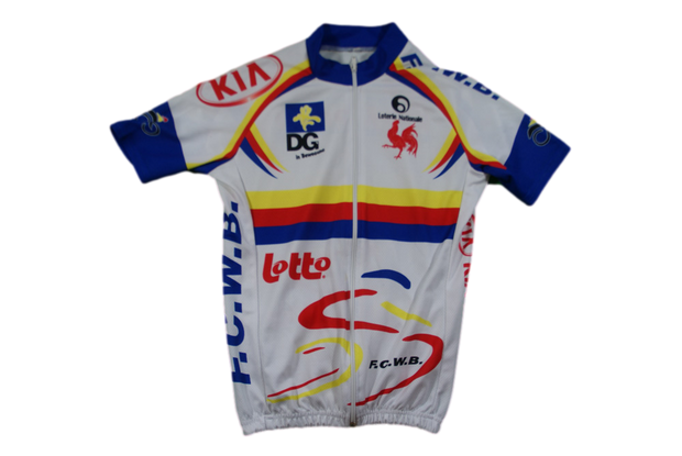 Maillot vélo rétro Lotto Kia