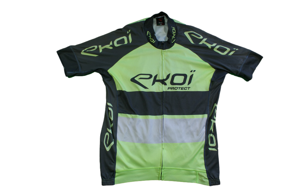 Maillot vélo rétro Ekoi manches courtes