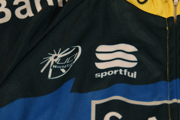 Maillot cycliste SAXO BANK SUNGARD 2010 2011 SPORTFUL shirt sans manche maglia L Maillot cycliste SAXO BANK SUNGARD 2010 2011 SPORTFUL shirt sans manche maglia L