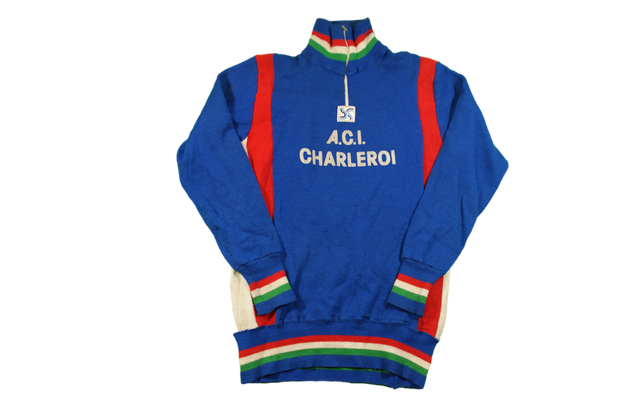 Maillot vélo rétro ACI Charleroi