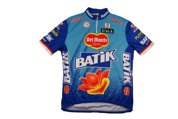 Maillot cyclisme vintage Batik Biemme Del Monte Gewiss