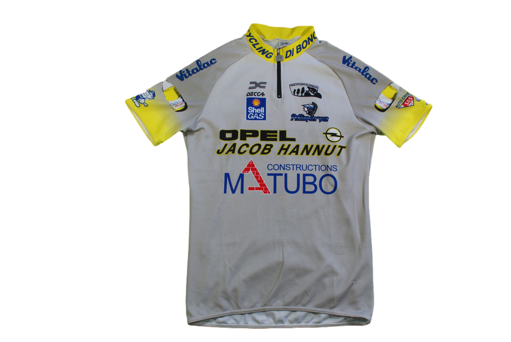 Maillot vélo vintage Decca Matubo Opel Shell