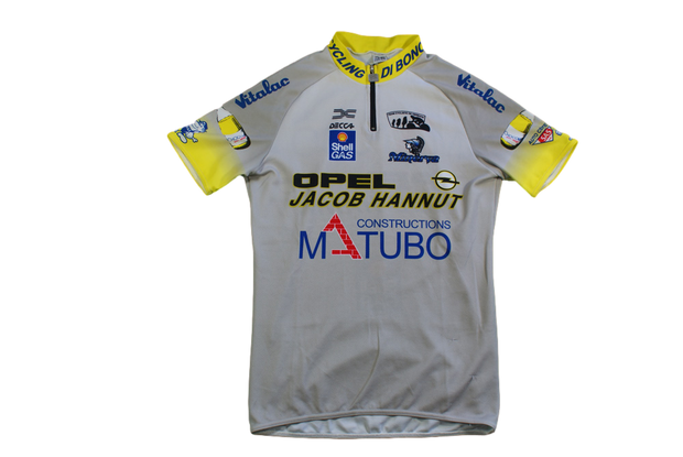 Maillot vélo vintage Decca Matubo Opel Shell