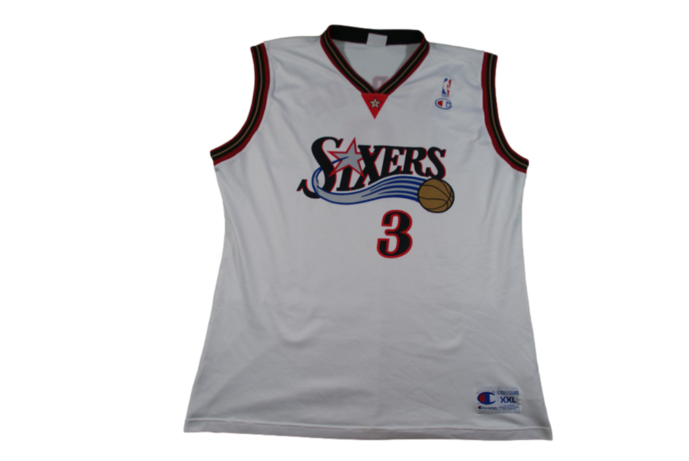 Maillot basket vintage Sixers Philadelphie N°3 Iverson NBA