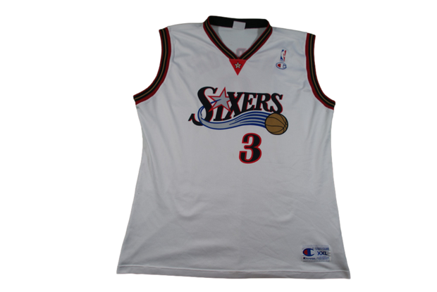 Maillot basket vintage Sixers Philadelphie N°3 Iverson NBA