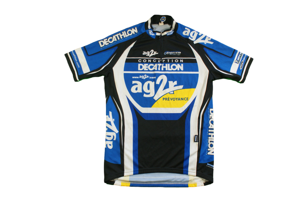 Maillot vélo vintage Decathlon AG2R