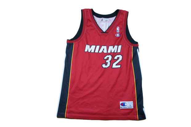 Maillot basket rétro Heat Miami N°32 O'Neal NBA