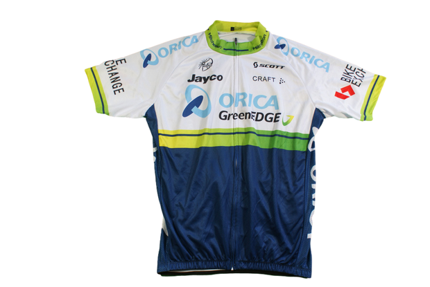 Maillot vélo rétro Orica UCI Jayco Scott