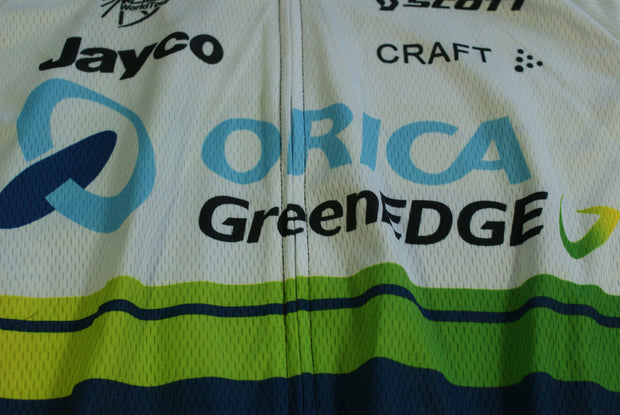 Maillot vélo rétro Orica UCI Jayco Scott