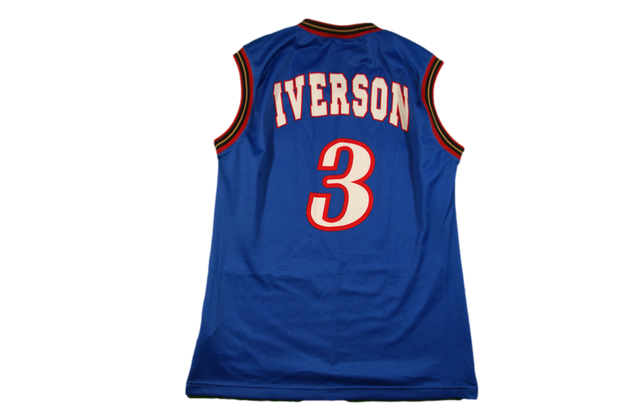 Maillot et short basket rétro Sixers Philadelphie N°3 Iverson NBA