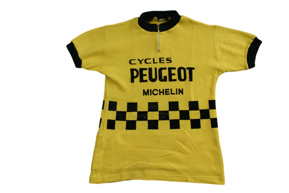 Maillot vélo vintage Michelin Cycles Peugeot