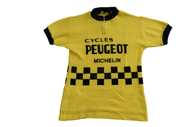 Maillot vélo vintage Michelin Cycles Peugeot