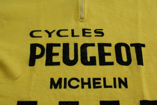 Maillot vélo vintage Michelin Cycles Peugeot