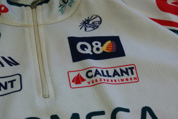 Maillot cyclisme vintage Lotto Omega Pharma Vermarc UCI Q8