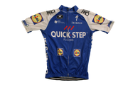 Maillot cyclisme vintage Vermarc Quick Step Peugeot Lidl Latexco